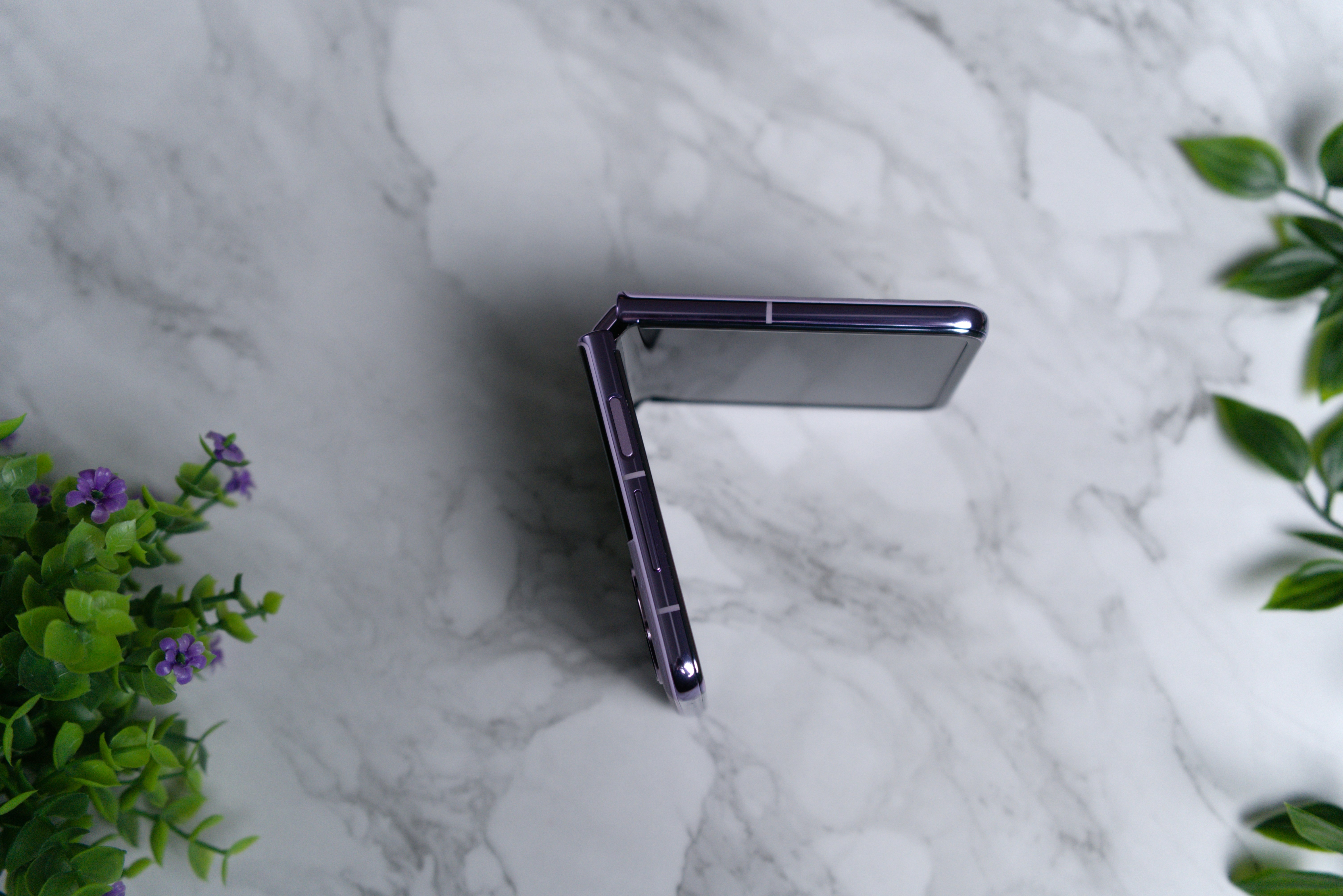 A modern foldable smartphone